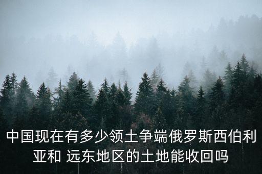 中國何時能收復遠東