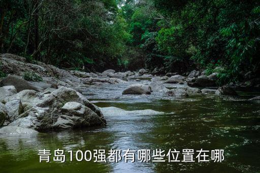  青島100強都有哪些位置在哪