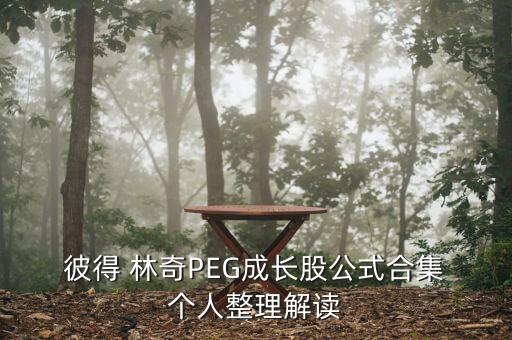  彼得 林奇PEG成長(zhǎng)股公式合集 個(gè)人整理解讀