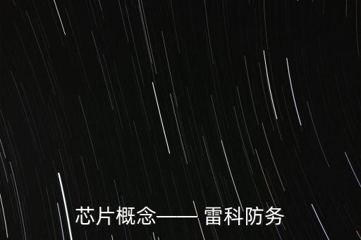 芯片概念—— 雷科防務