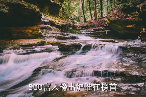 500富人榜出爐誰(shuí)在榜首