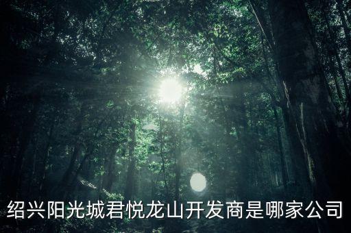 紹興陽(yáng)光城君悅龍山開(kāi)發(fā)商是哪家公司