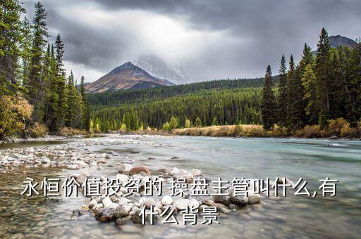 永恒價值投資的 操盤主管叫什么,有什么背景