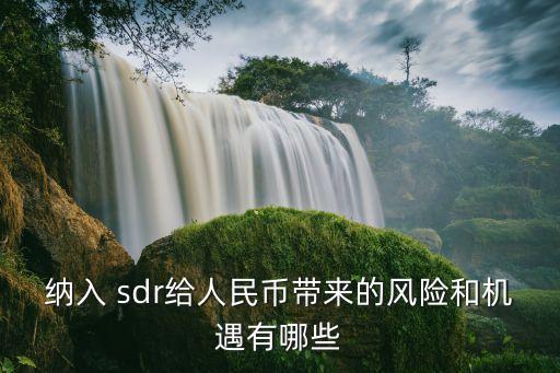 納入 sdr給人民幣帶來(lái)的風(fēng)險(xiǎn)和機(jī)遇有哪些