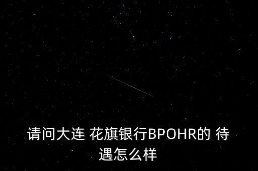 請(qǐng)問大連 花旗銀行BPOHR的 待遇怎么樣