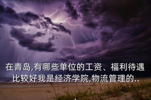 在青島,有哪些單位的工資、福利待遇比較好我是經(jīng)濟學(xué)院,物流管理的...