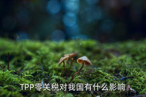 TPP零關(guān)稅對我國有什么影響