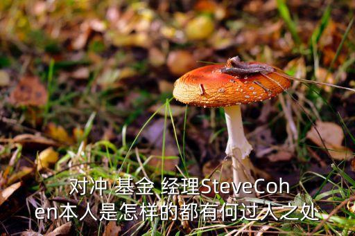  對(duì)沖 基金 經(jīng)理SteveCohen本人是怎樣的都有何過(guò)人之處