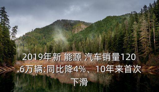 2019年新 能源 汽車銷量120.6萬輛:同比降4%、10年來首次下滑