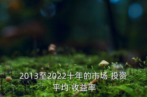 2013至2022十年的市場(chǎng) 投資 平均 收益率