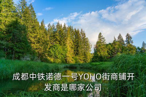  成都中鐵諾德一號YOHO街商鋪開發(fā)商是哪家公司