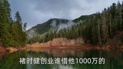  褚時(shí)健創(chuàng)業(yè)誰借他1000萬的