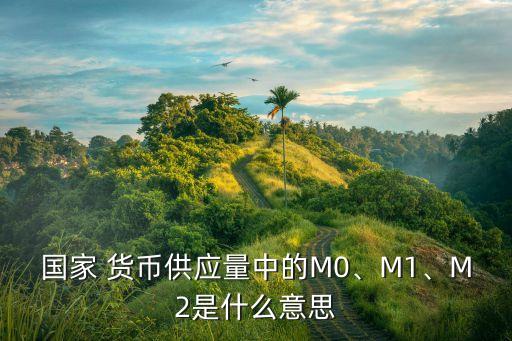 國(guó)家 貨幣供應(yīng)量中的M0、M1、M2是什么意思