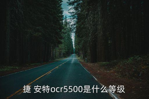 捷 安特ocr5500是什么等級(jí)