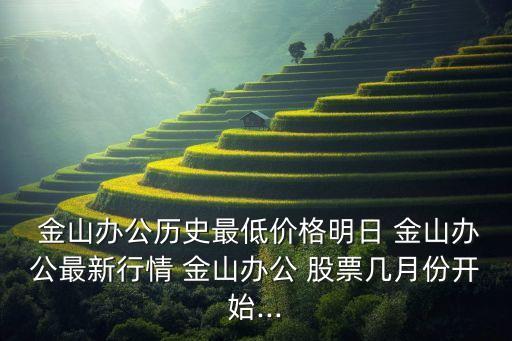 金山軟件股票購買,珠海金山軟件股票怎么樣