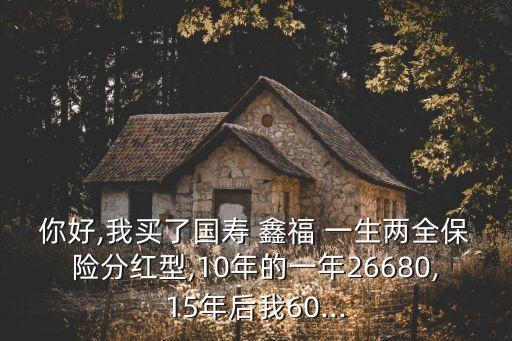 中國人壽鑫福一生海報