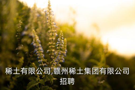 永新稀土有限公司,贛州稀土集團(tuán)有限公司招聘