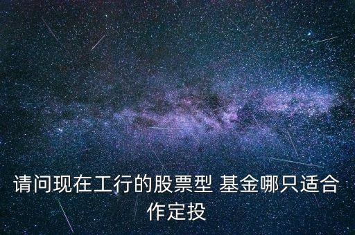 請問現(xiàn)在工行的股票型 基金哪只適合作定投