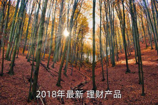 2018年最新 理財(cái)產(chǎn)品